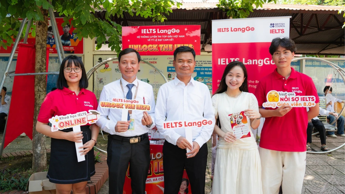 Unlock the IELTS: IELTS LangGo cùng học sinh Thạch Thất bứt phá tiếng Anh