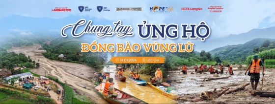 Ảnh: Dự án “Chung tay ủng hộ đồng bào vùng lũ”