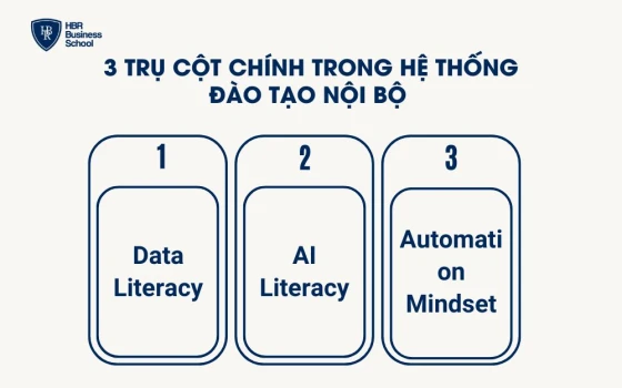 3 Trụ cột chính trong hệ thống đào tạo nội bộ tại HBR