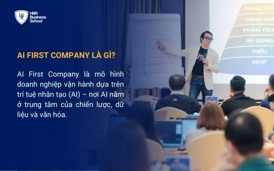 Khái niệm cốt lõi về văn hóa AI First tại HBR Holdings